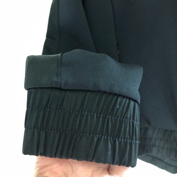 IVY PARK Satin Pure Black Track Jacket Zip Up LG - Picture 11 of 16